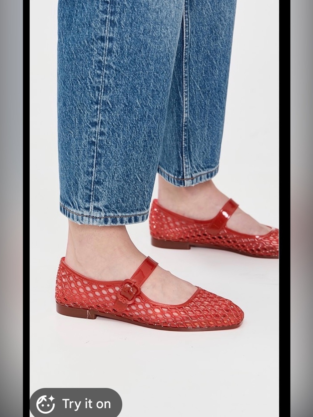 Red Mary Jane Ballet Flats - Sam Edelman
